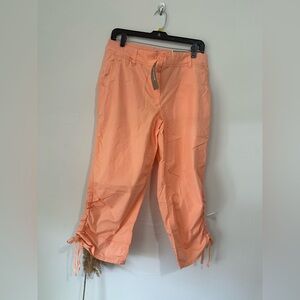 Chico's Coral Drawstring Women Shorts